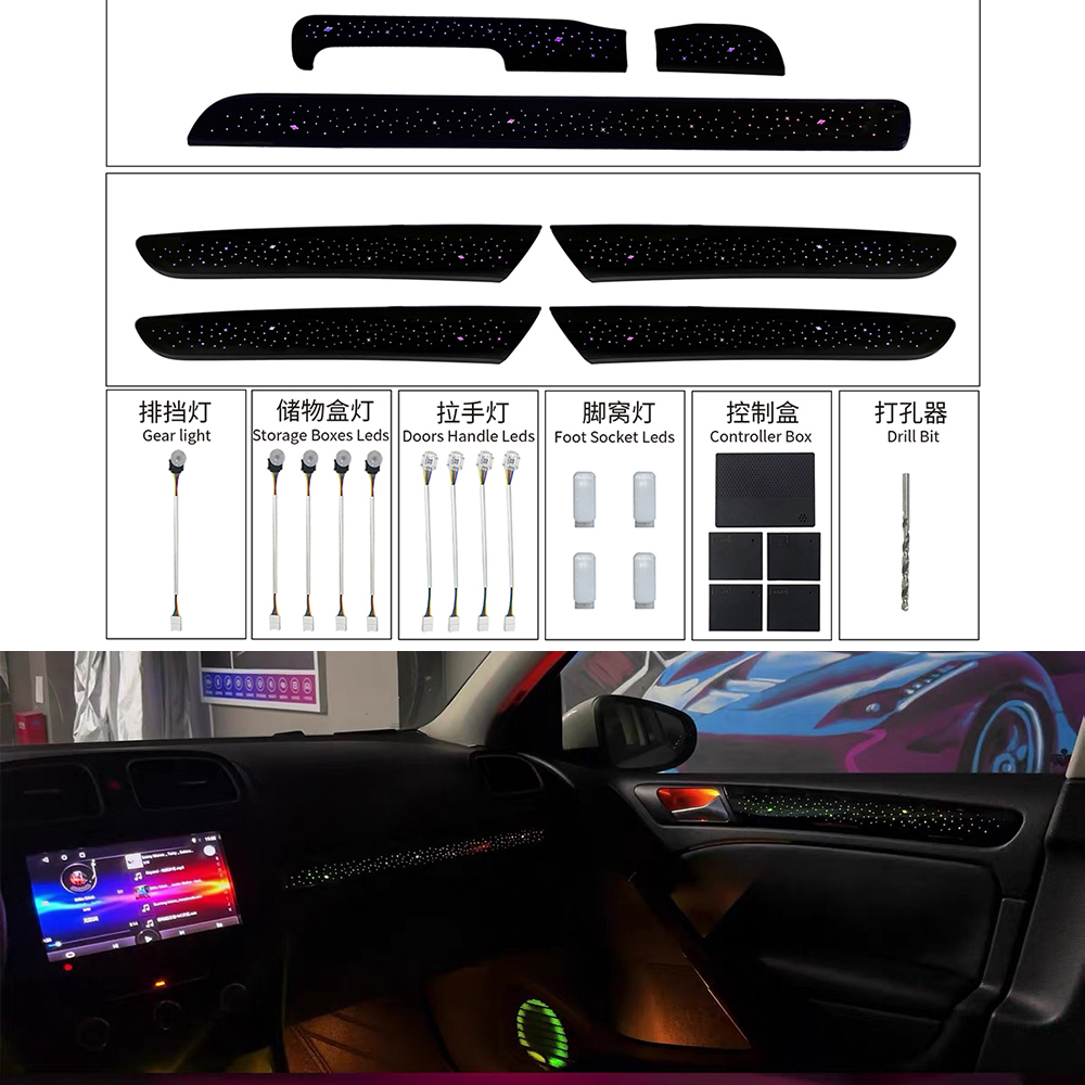 VW Golf 6 Gti MK6 2008-2013 İç - Led Ambient Interior Car Lights App Control incelemesi ve fiyatı