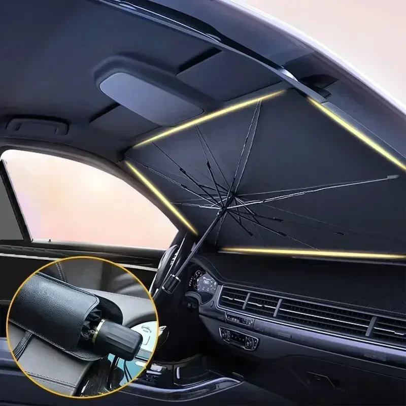 Araba Güneşliği Ön Cam Şemsiye - Car Sunshade Windshield Umbrella Foldable incelemesi ve fiyatı
