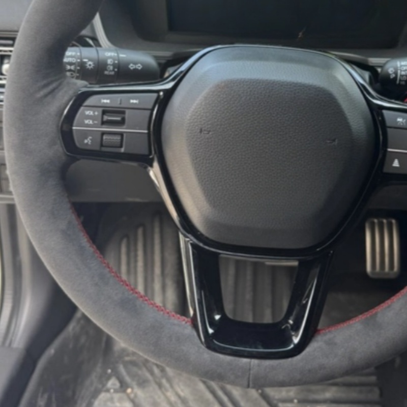 Özel el dikişli siyah süet kay - Car Steering Wheel Cover Anti Slip Breathable incelemesi ve fiyatı