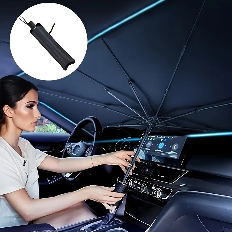 Araba Ön Camı Güneşlik, Katlan - Car Sunshade Windshield Umbrella Foldable incelemesi ve fiyatı