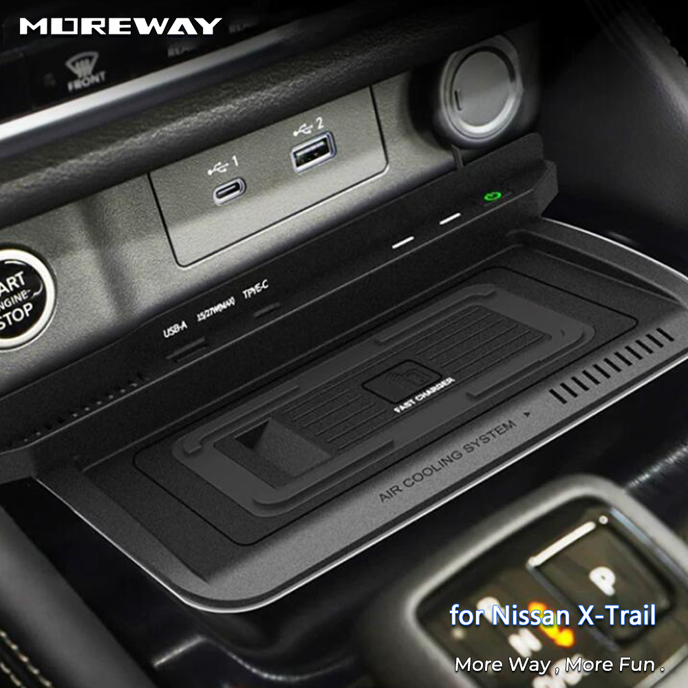 Nissan X-Trail T33 2021-2025 A - Wireless Car Charger Mount Fast Charging incelemesi ve fiyatı