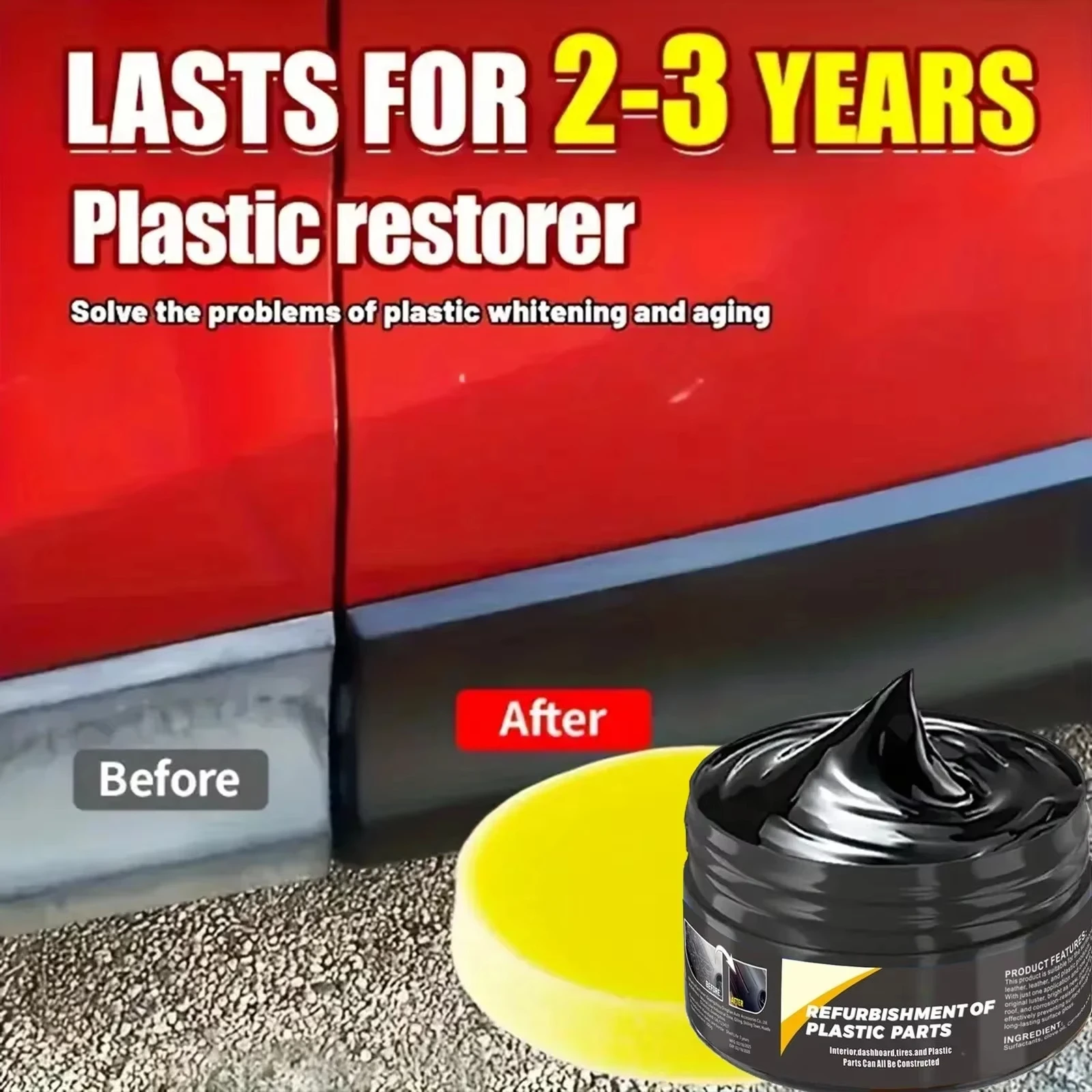 B1257 Araba İç Plastik Deri Çi - Car Scratch Repair Polishing Wax Paste incelemesi ve fiyatı